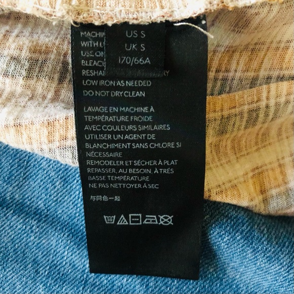 Striped Urban Outfitters 7/8 Length Pants - Picture 4 of 4